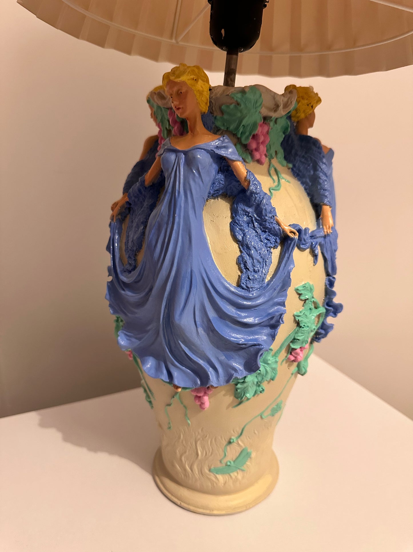 Klasik Sanat Dokulu Abajur