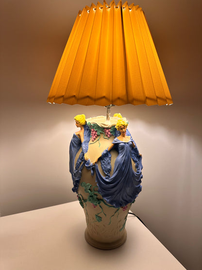 Klasik Sanat Dokulu Abajur