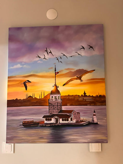 Günbatımı Kız Kulesi