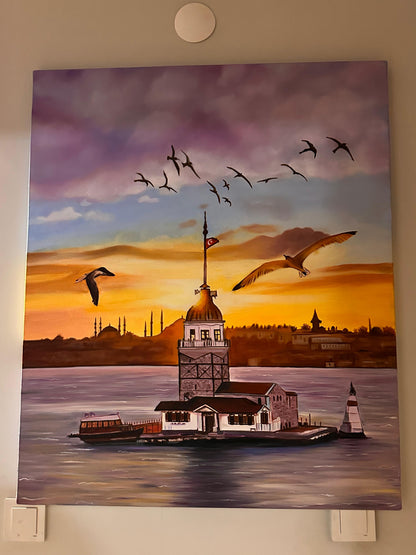 Günbatımı Kız Kulesi